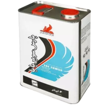 روغن موتور پارس سوپرپایا 20W50 با حجم 4 لیتر فلزی