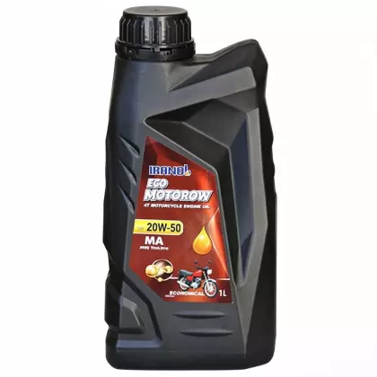 روغن موتور ایرانول اکو موتورو 20W50 با حجم 1 لیتر پلاستیکی