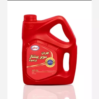 روغن موتور بهران سوپر پیشتاز 20W50 با حجم 4 لیتر پلاستیکی